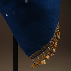 Kutch handwoven merino wool bandhani tie-dye shawl 88