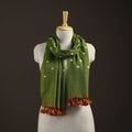 Kutch handwoven merino wool bandhani tie-dye stole 168