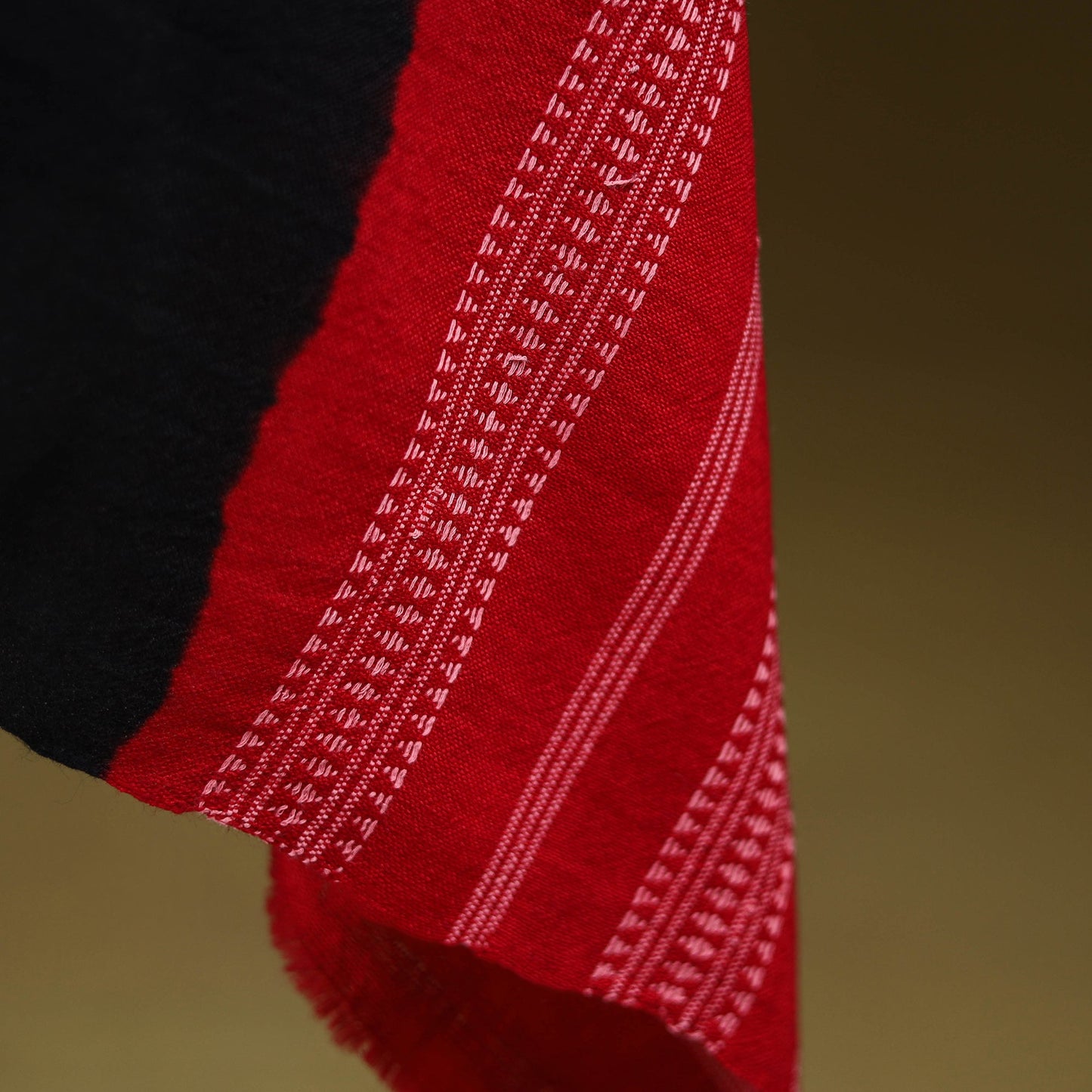 Kutch handwoven merino wool shawl 36 - handcrafted