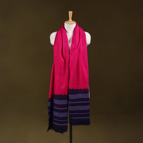 Kutch handwoven merino wool shawl 40 - handcrafted