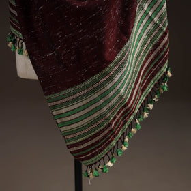 Kutch handwoven merino wool shawl 42 - handcrafted