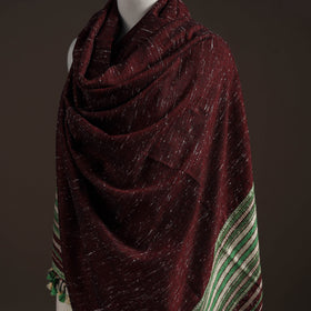 Kutch handwoven merino wool shawl 42 - handcrafted