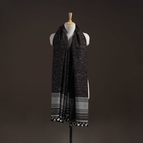 Kutch handwoven merino wool shawl 43 - handcrafted