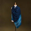 Kutch handwoven merino wool shawl 44 - handcrafted