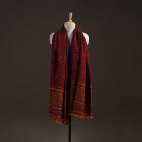 Kutch handwoven merino wool shawl 44 - handcrafted