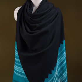 Kutch handwoven merino wool shawl 45 - handcrafted