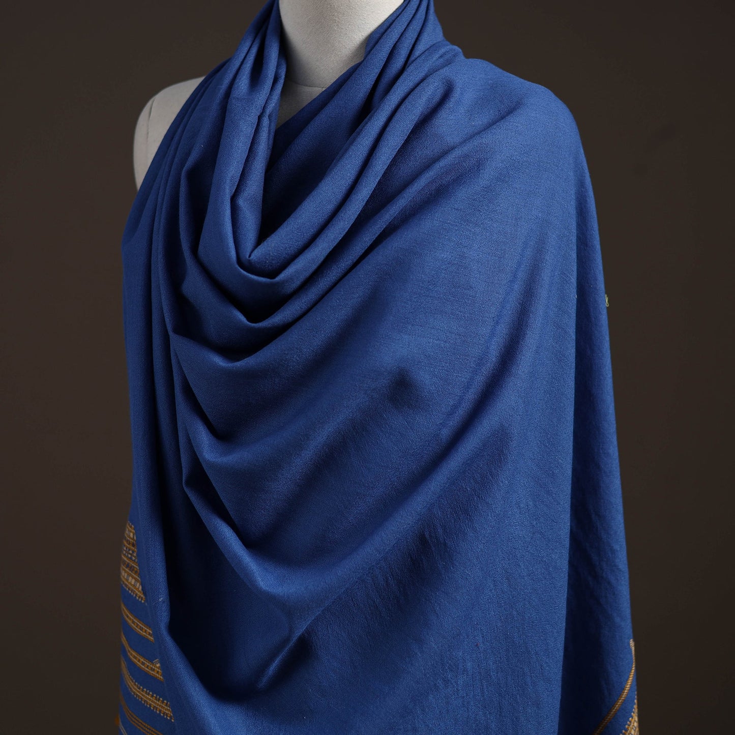 Kutch handwoven merino wool shawl 47 - handcrafted