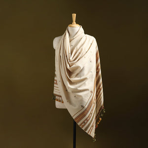 Kutch handwoven merino wool shawl 67 - handcrafted