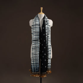 Kutch handwoven merino wool shibori & bandhani tie-dye