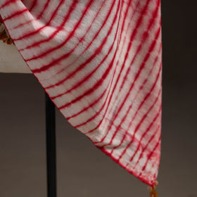 Kutch handwoven merino wool shibori & bandhani tie-dye