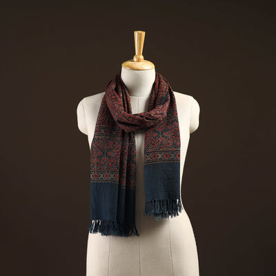 Kutch handwoven merino wool stole 02 - handcrafted