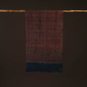 Kutch handwoven merino wool stole 02 - handcrafted