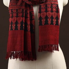 Kutch handwoven merino wool stole 05 - handcrafted