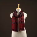 Kutch handwoven merino wool stole 07 - handcrafted