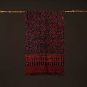 Kutch handwoven merino wool stole 07 - handcrafted