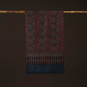 Kutch handwoven merino wool stole 08 - handcrafted