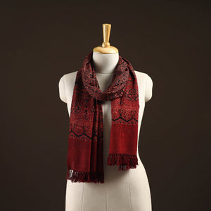 Kutch handwoven merino wool stole 12 - handcrafted