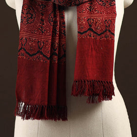 Kutch handwoven merino wool stole 12 - handcrafted