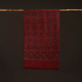 Kutch handwoven merino wool stole 13 - handcrafted