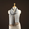 Kutch handwoven merino wool stole 56 - handcrafted