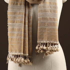 Kutch handwoven merino wool stole 57 - handcrafted