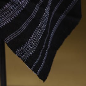 Kutch handwoven merino wool tie-dye bandhani shawl 09