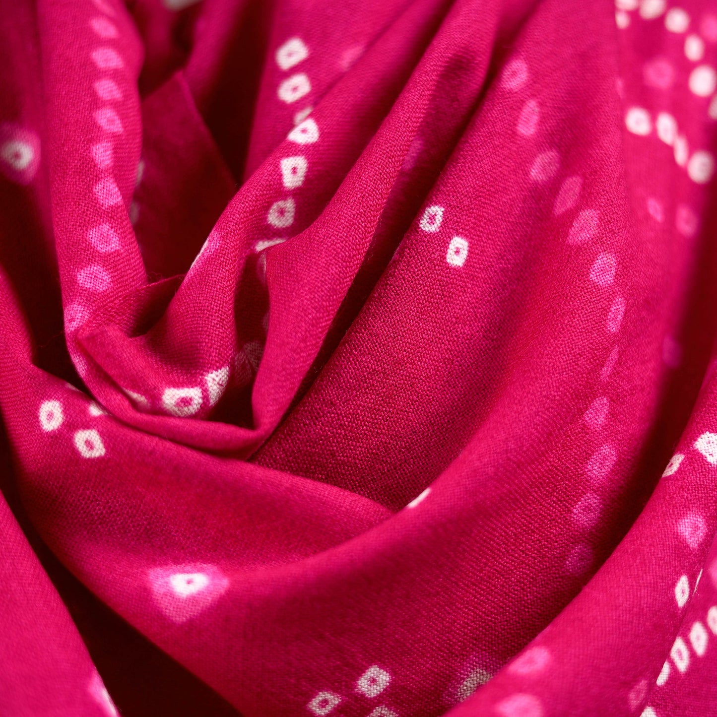 Kutch handwoven merino wool tie-dye bandhani shawl 13