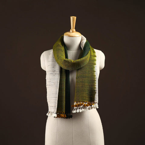 Kutch handwoven three shaded merino wool x katia silk stole