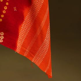 Kutch mirror work handwoven bandhani bagida merino wool