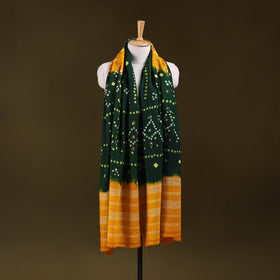 Kutch mirror work handwoven bandhani bagida merino wool