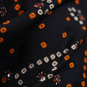 Kutch mirror work handwoven bandhani bagida merino wool