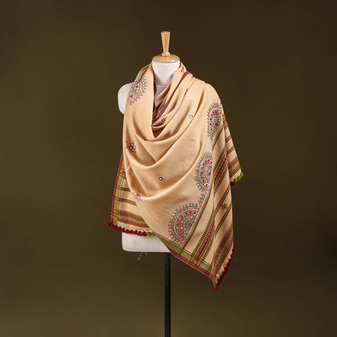 Kutch mirror work handwoven neran hand embroidery acrylic