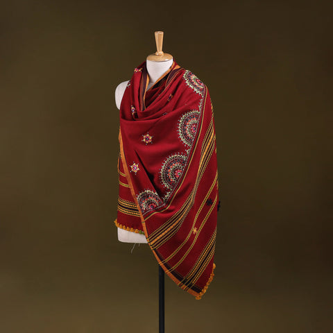 Kutch mirror work handwoven neran hand embroidery acrylic