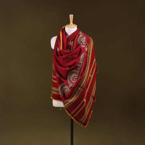 Kutch mirror work handwoven neran hand embroidery acrylic