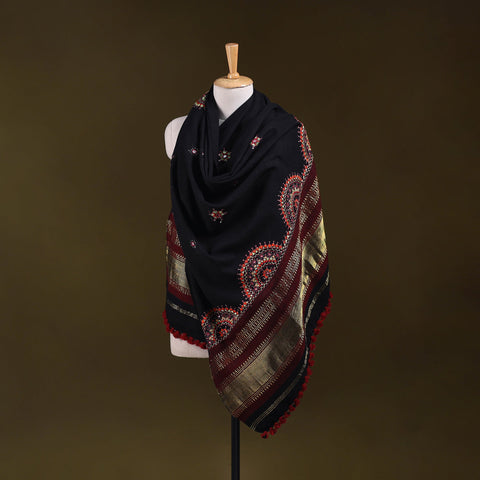 Kutch mirror work handwoven neran hand embroidery acrylic