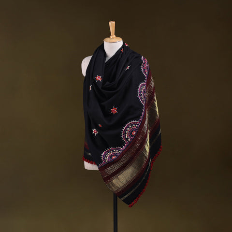 Kutch mirror work handwoven neran hand embroidery acrylic