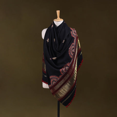 Kutch mirror work handwoven neran hand embroidery acrylic