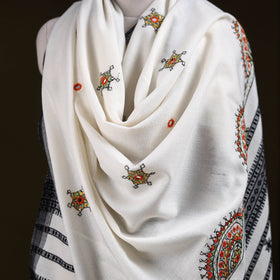 Kutch mirror work handwoven neran hand embroidery acrylic