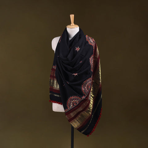 Kutch mirror work handwoven neran hand embroidery acrylic