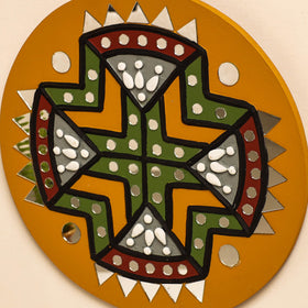 Buy Kutch Mud Mirror Work Lippan Art Wall Frame