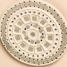 Buy Kutch Mud Mirror Work Lippan Art Wall Frame