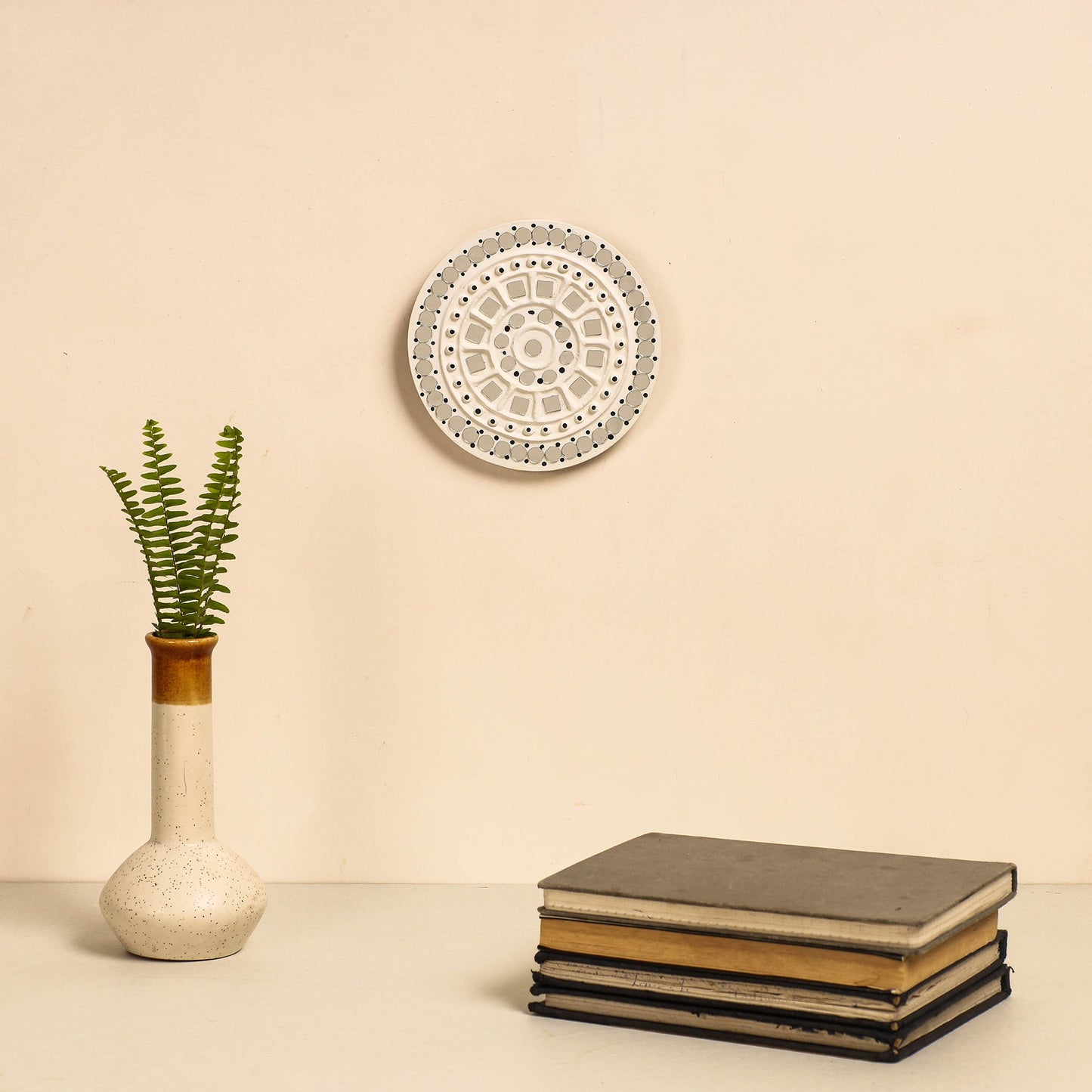 Buy Kutch Mud Mirror Work Lippan Art Wall Frame