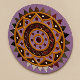 Buy Kutch Mud Mirror Work Lippan Art Wall Frame