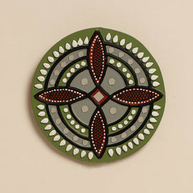  Kutch Mud Mirror Work Lippan Art Wall Frame