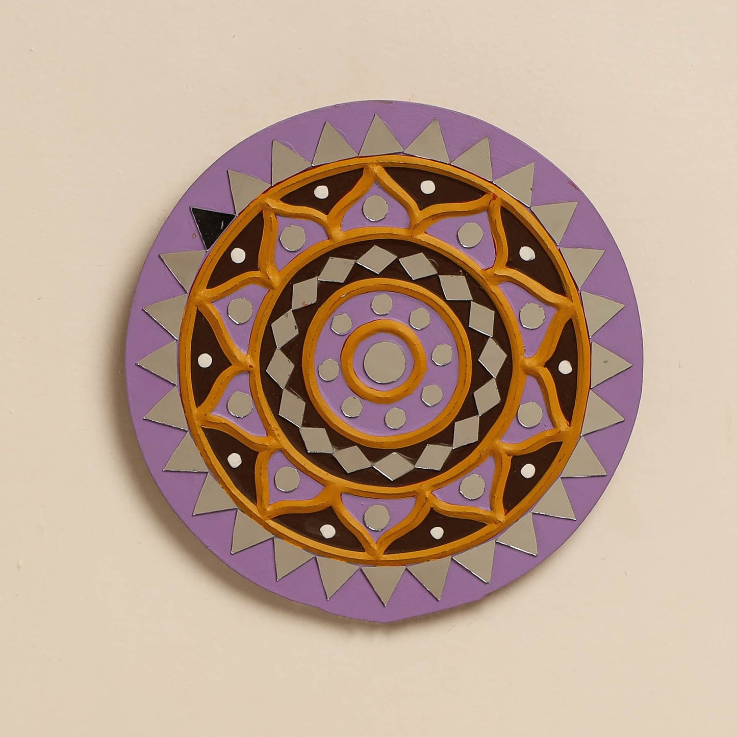 Buy Kutch Mud Mirror Work Lippan Art Wall Frame