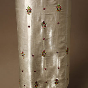 Kutch pakko hand embroidery mashru silk unstitched kurta