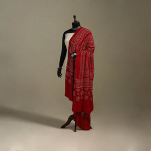 Kutch printed rayon dupatta 50 - handcrafted