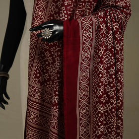 Kutch printed rayon dupatta 56 - handcrafted