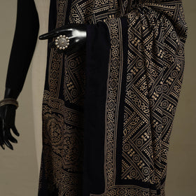 Kutch printed rayon dupatta 58 - handcrafted