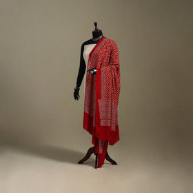 Kutch printed rayon dupatta 59 - handcrafted